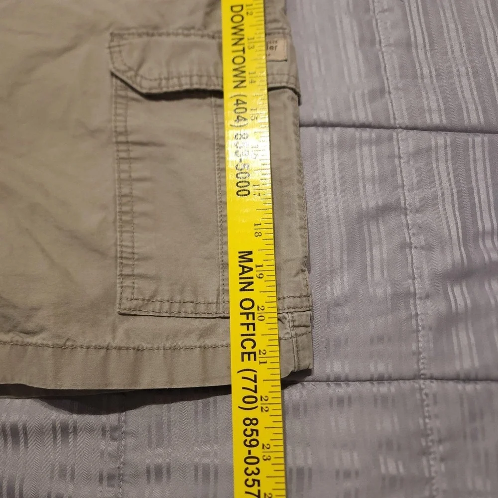 Wrangler Shorts Mens 44 Beige Cargo Cotton Big & Tall Pockets 8 Inseam